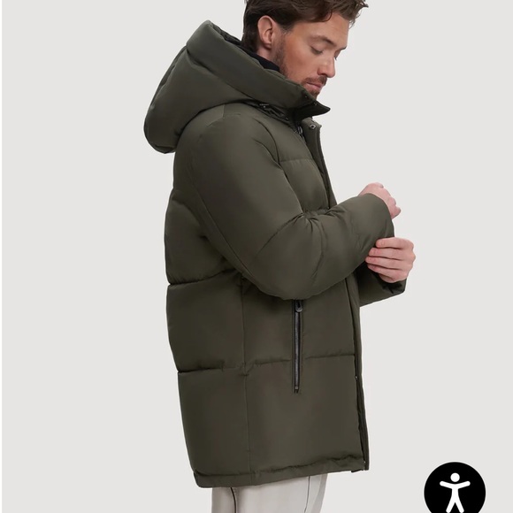 NOIZE Vegan Mid-Length Puffer Jacket - Picture 4 of 5